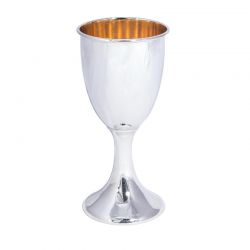 Large Italian Sterling Silver Kiddush Cup